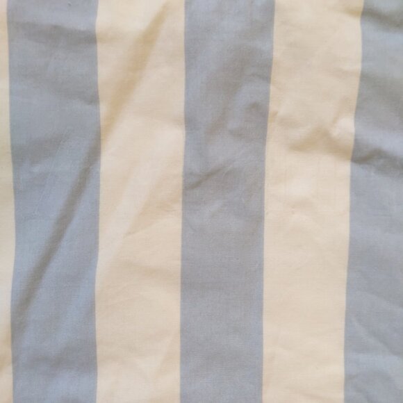 Pottery Barn Kids Anywhere Chair Chris Loves Julia Blue Stripe Slipcover - Picture 2 of 4